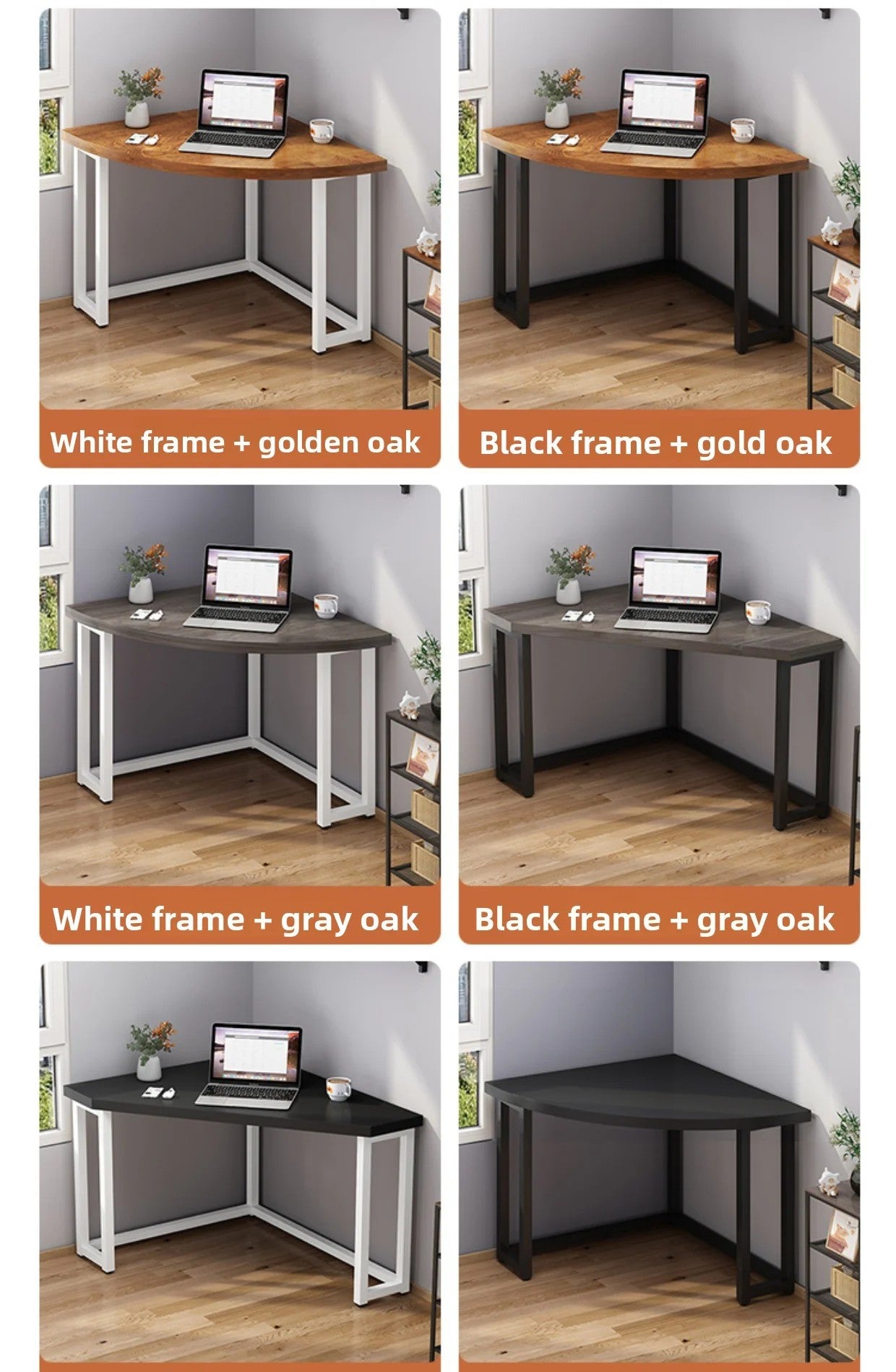 Computer desk corner desk desk triangle table corner desk simple household small apartment corner table design