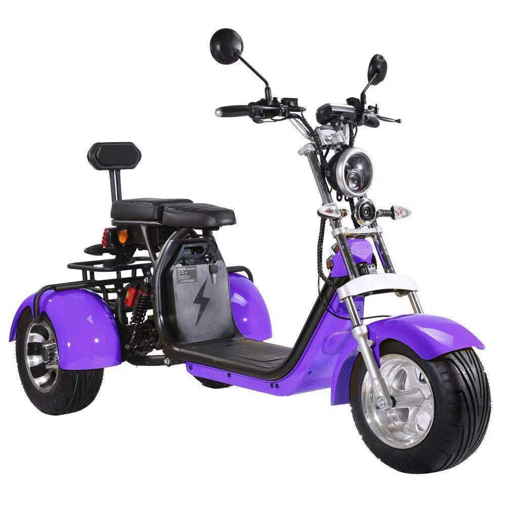 Sports Studio Harley Electric Trike citycoco 3000W 60V 20A Lithium C11A