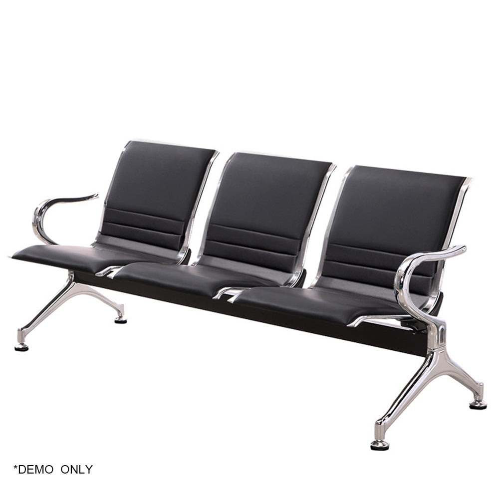 Homelements  Three-seater Row Chair/airport Chair/stainless Steel/hospital Waiting Chair/public Row Rest Chair