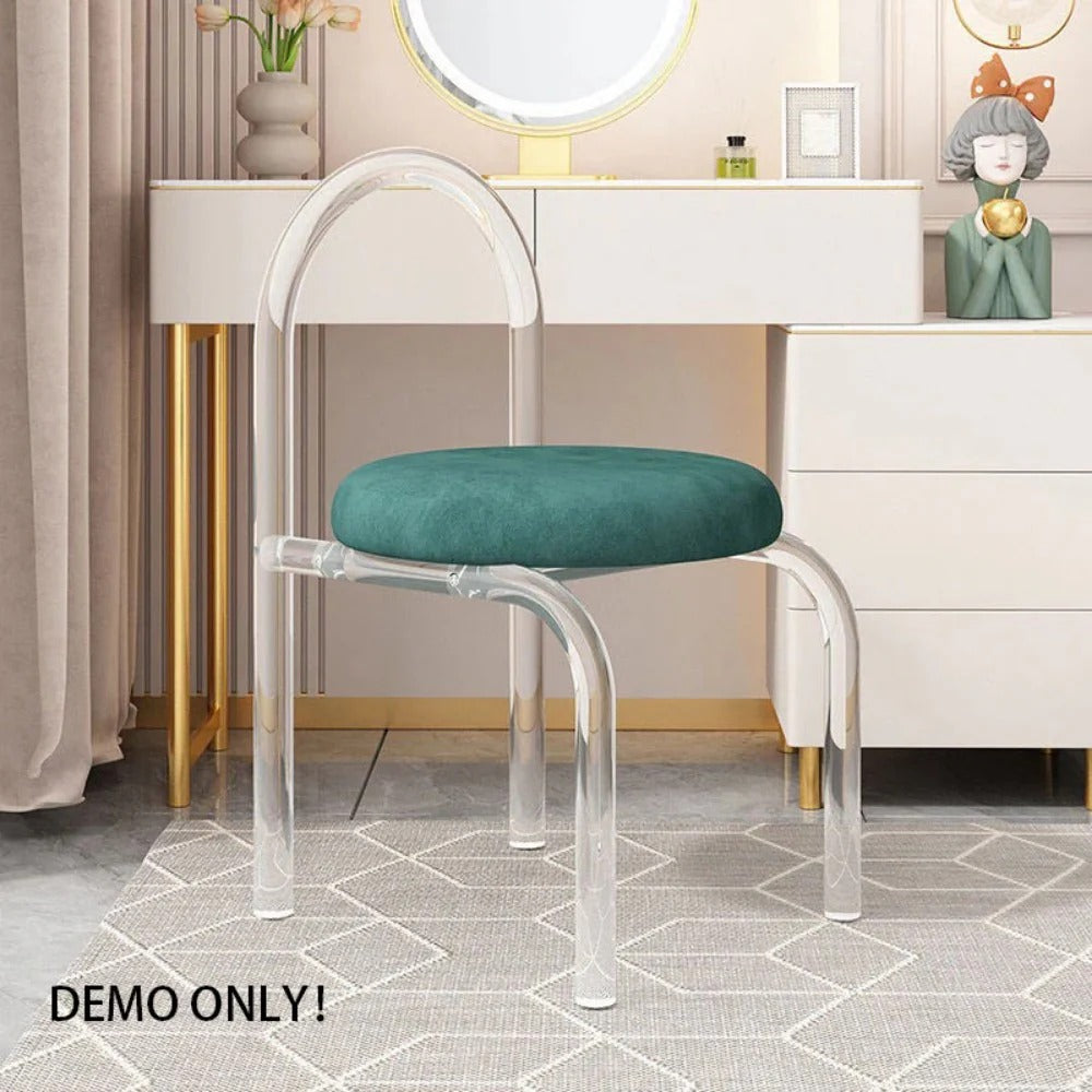 Homelements Acrylic Dining Chair Makeup Chair