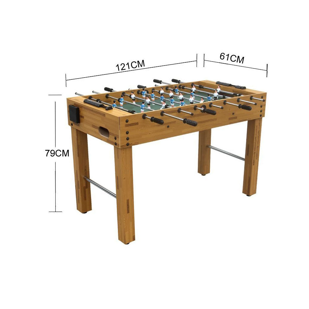 Sports Studio 4ft Soccer Table, Indoor Football Table 8-Pin Foosball Table