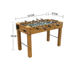 Sports Studio 4ft Soccer Table, Indoor Football Table 8-Pin Foosball Table