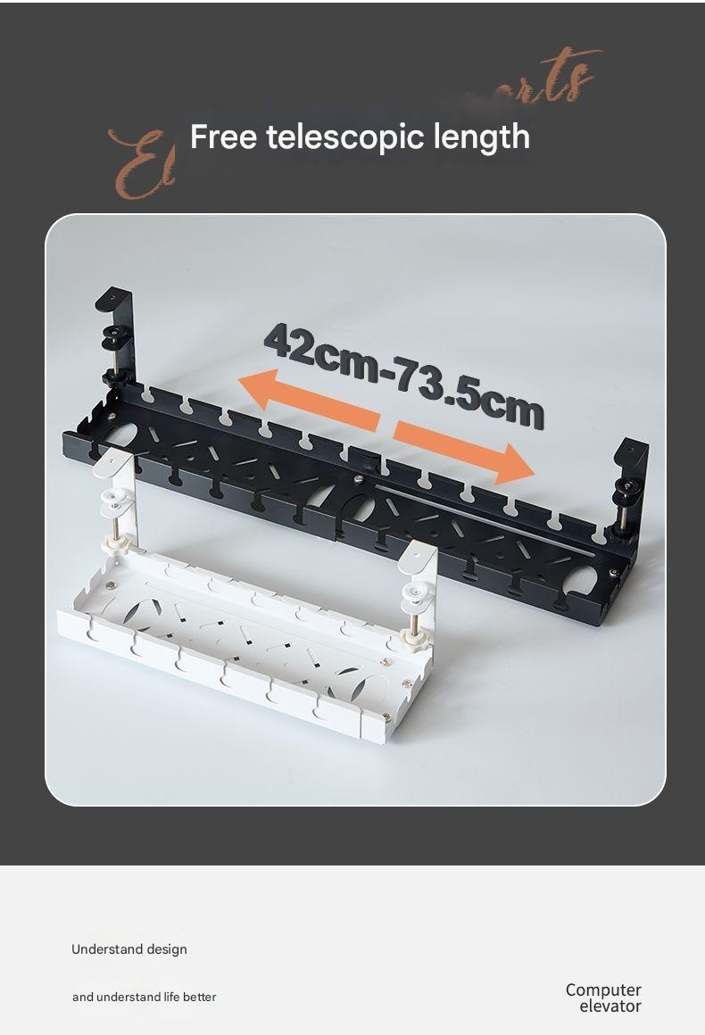 No Punching Under The Table, Cable Manager, Desktop Wiring Artifact, Power Cord Rack Slot, Line Finishing Box, Wire Socket Storage