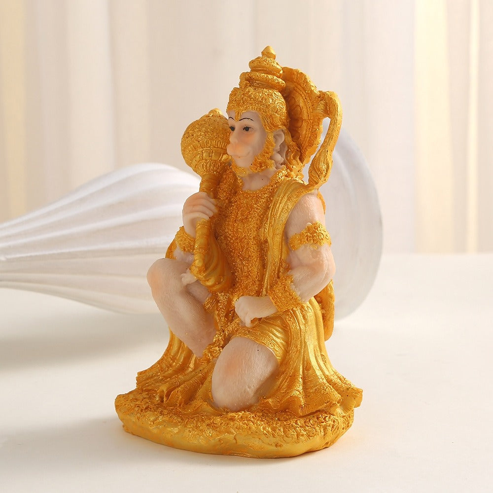 Creative Resin Hindu Statue of Hanuman Ornament Modern Decorative Crafts