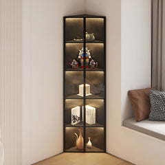 Simple Light Luxury Corner Cabinet Corner Triangle Right Angle Corner Corner Rack Living Room Bedroom Storage Floor Against The Wall
