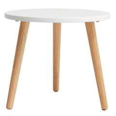 Linsay Juniper Side Table, Small, Natural & White