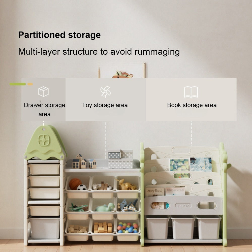 Homelements Toy Multifunctional Storage Cabinet Multi-layer Storage Rack