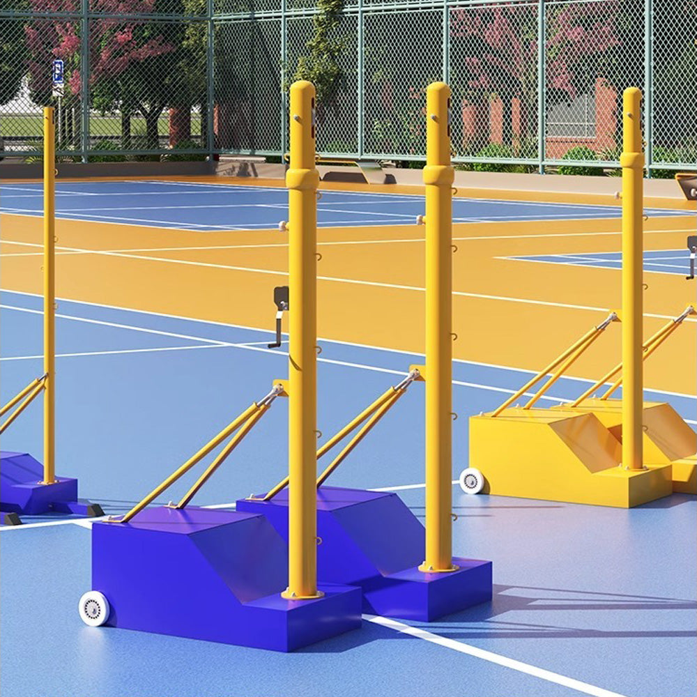 Sports Studio Portable Volleyball Badminton Net Stand with Durable Frame 1