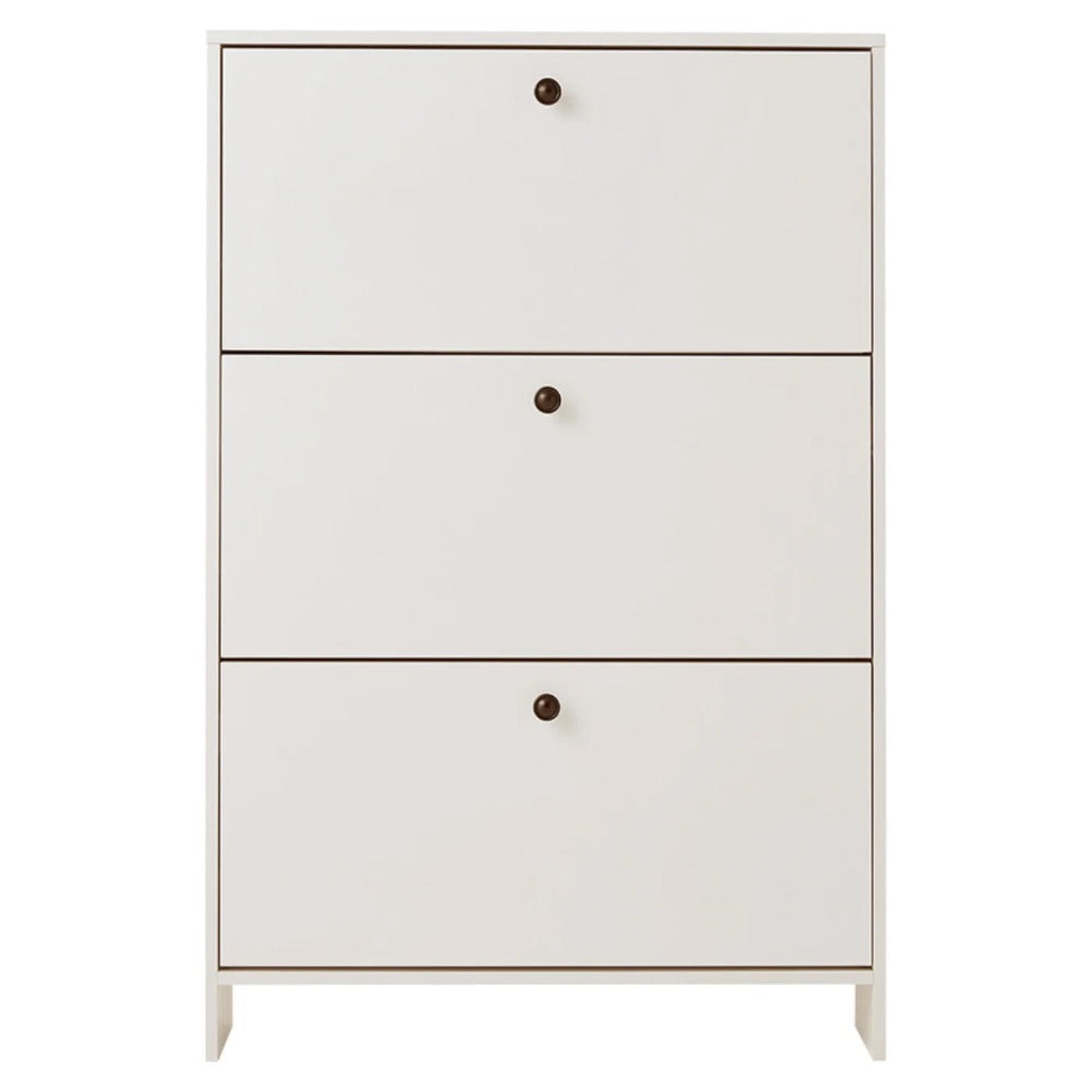 Linsay Miro Drawer Shoe Cabinet, White