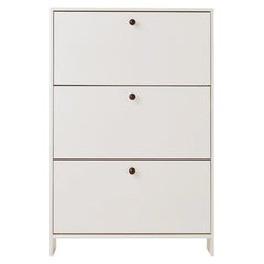 Linsay Miro Drawer Shoe Cabinet, White