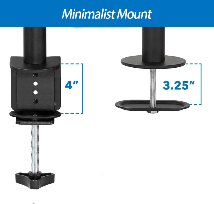 Homelements Dual Monitor Stand Arm Bracket  Black-SY-MA02