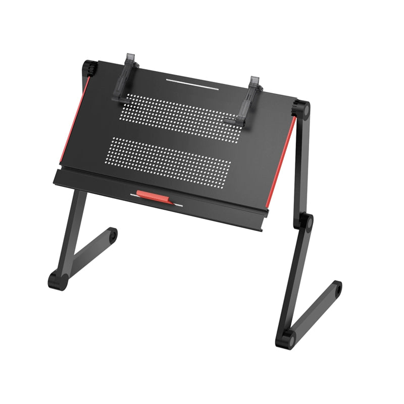 OMAX Bed Computer Desk - Lying Down Computer Workstation for Laptops, Foldable Stand, Perfect for Reading in Bed