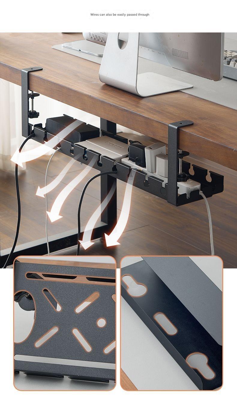 No Punching Under The Table, Cable Manager, Desktop Wiring Artifact, Power Cord Rack Slot, Line Finishing Box, Wire Socket Storage