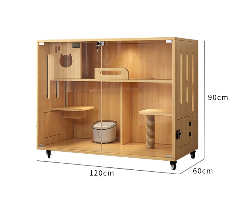 Homelements Large Space Stable Luxury Cat Furniture Cat Villa Multifunctional
