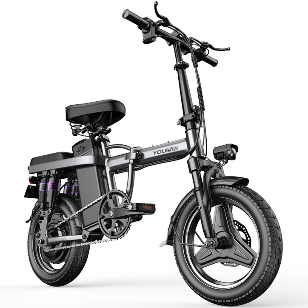 Sports Studio City High Carbon Steel Electric Folding Bicycle Bike 48V 400W Electric Bike 14 Inch Scooter Portable City Electric Bike 25 Km/H F9