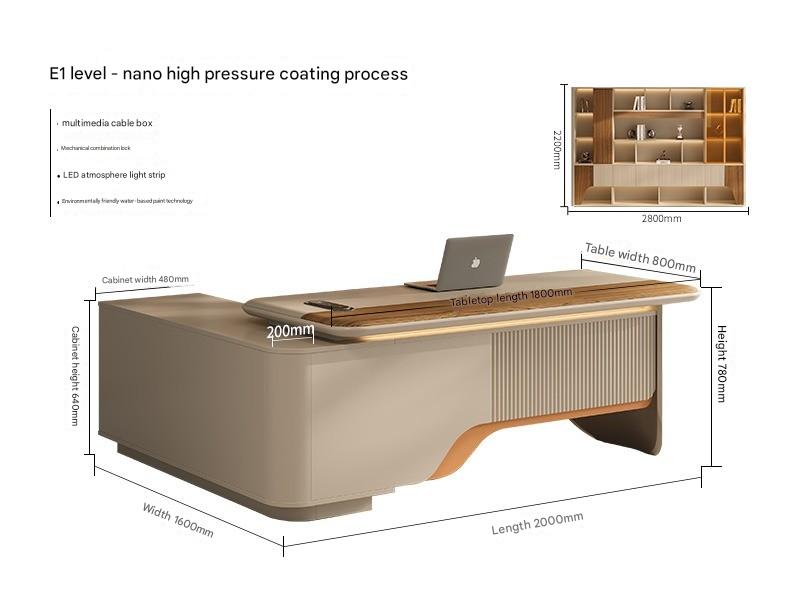 Homelements Luxury Executive Desk Sets - Premium Office Desks for CEOs