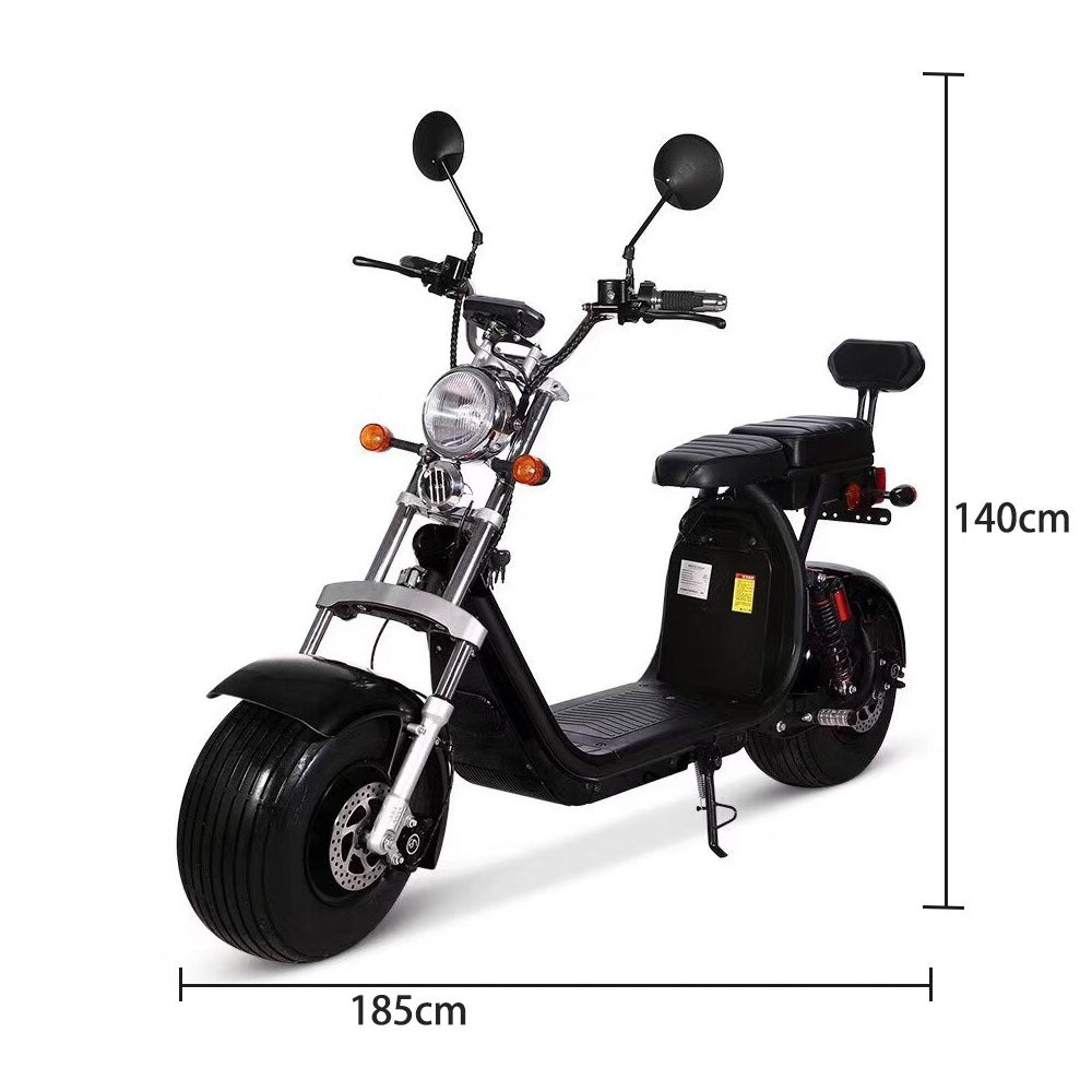 Sports Studio Harley Electric Scooter 1500W 60V 12A Lithium Battery C07A-3