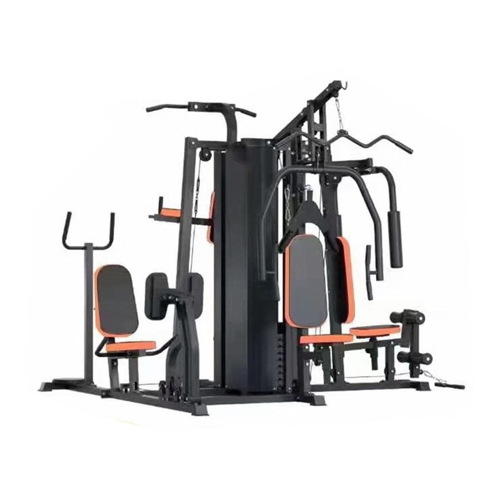 Sports studio five-person comprehensive trainer multi-function fitness equipment multi-station home gym fitness equipment