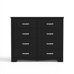 Linsay Chest of 8-drawer Cabinet Black