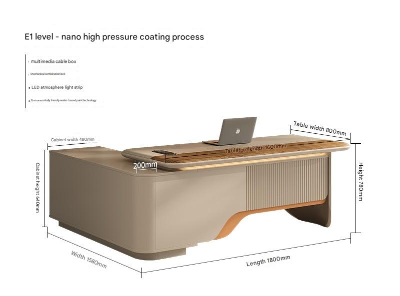 Homelements Luxury Executive Desk Sets - Premium Office Desks for CEOs