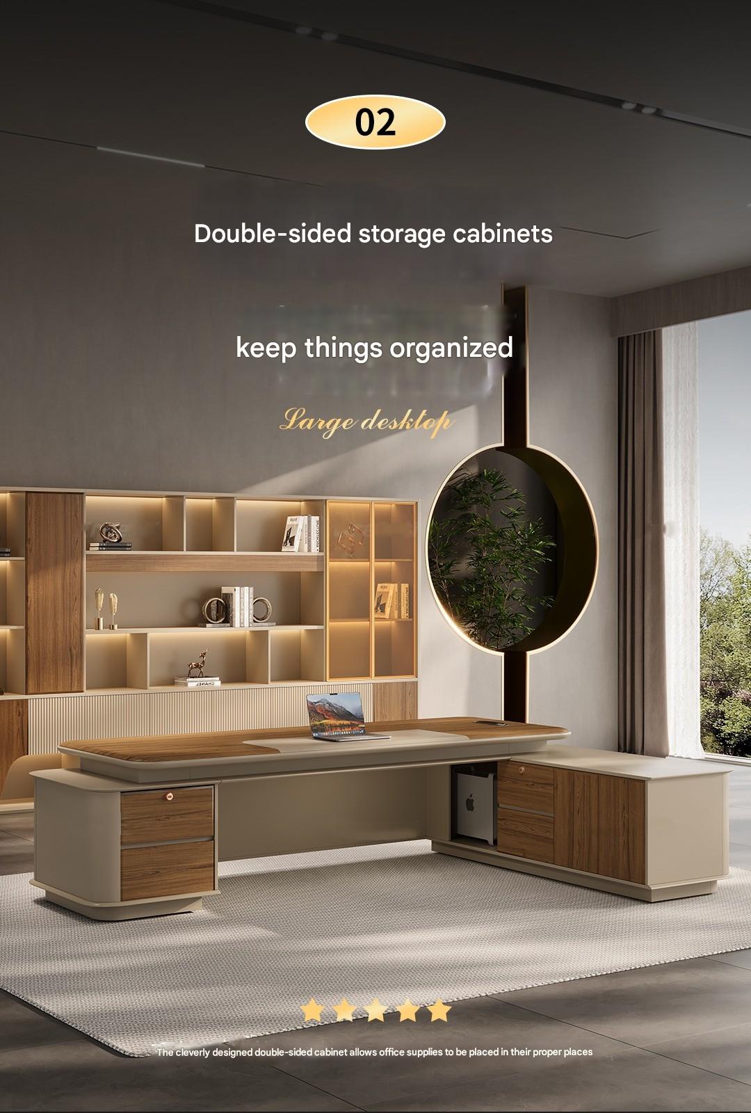 Homelements Luxury Executive Desk Sets - Premium Office Desks for CEOs