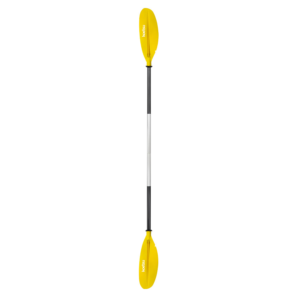 Sports studio Kayak paddle with high-strength aluminum alloy shaft and blade, material is aluminum alloy + nylon