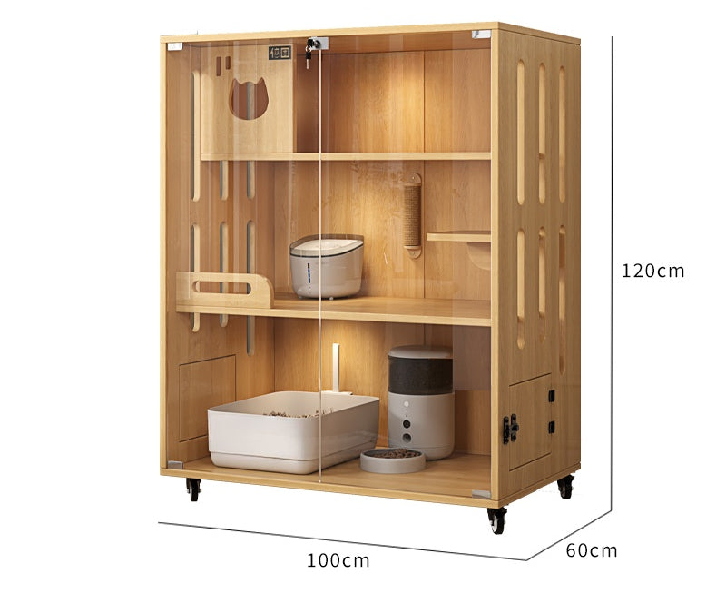 Homelements Large Space Stable Luxury Cat Furniture Cat Villa Multifunctional