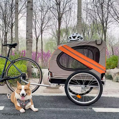 Sports studio bike trailers durable frames pet bike trailers small and medium dog bike trailers outdoor cycling travel trailers