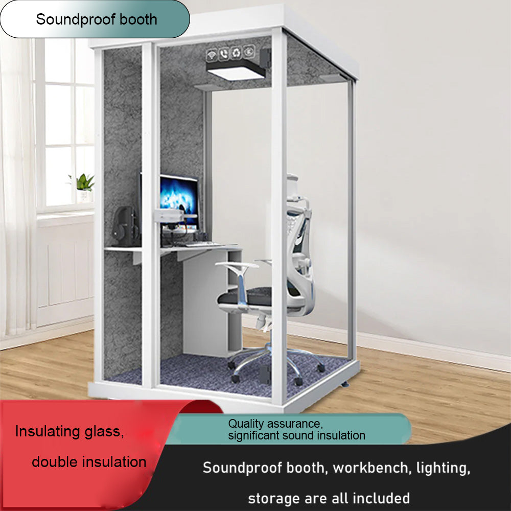 Homelements Soundproof Booth/negotiation Booth/mobile Silent Warehouse/indoor Dedicated Live Broadcast Booth/business Office Meeting Warehouse Silent Sleeping Warehouse