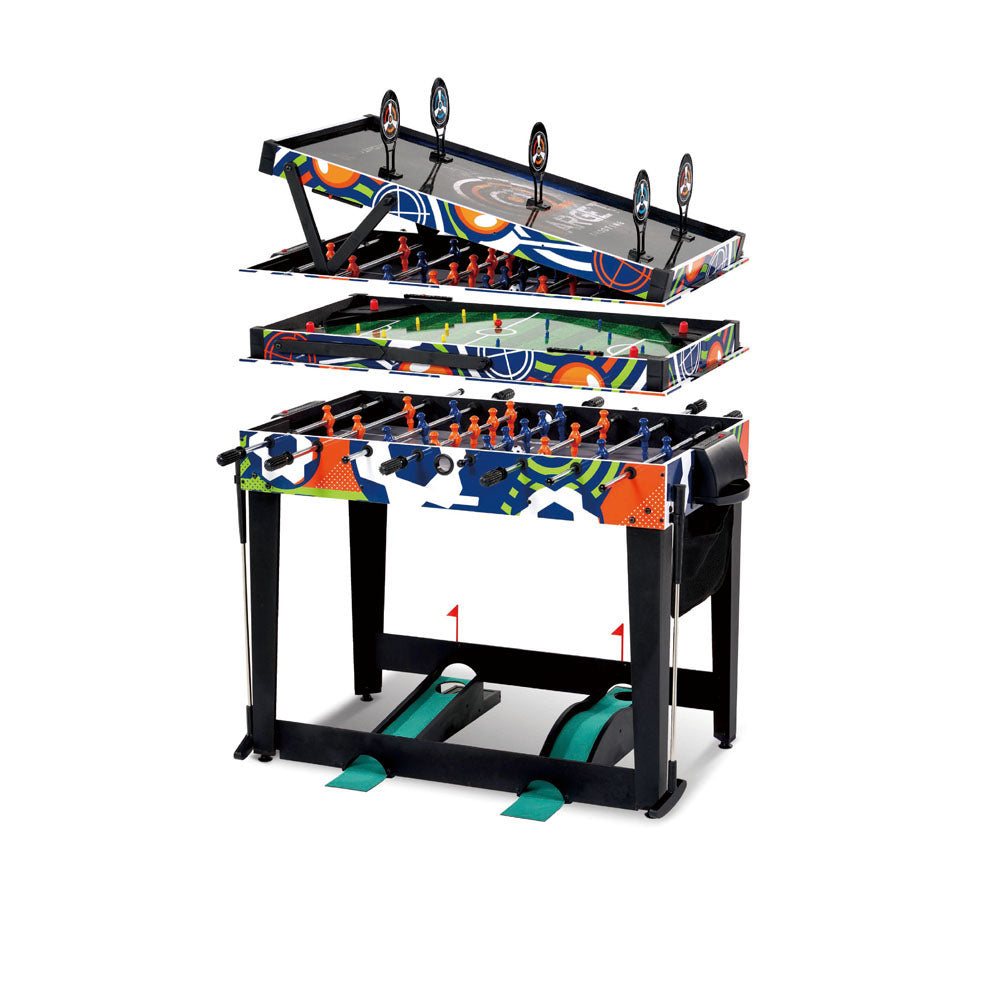 Sport Studio 4FT 4 in 1 Multifunctional Table Football Table TR54822-1- Black