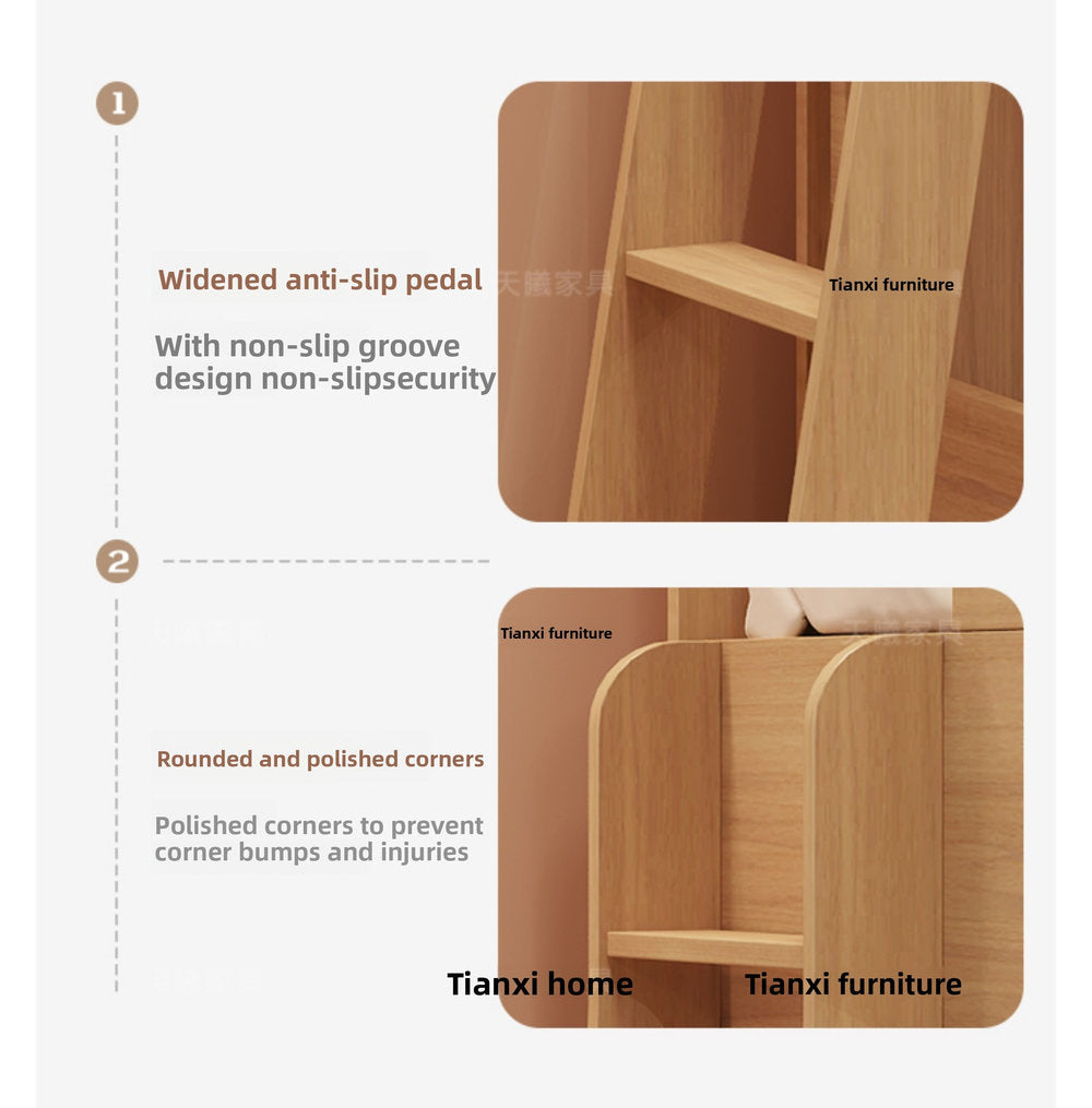 Homelements Space Capsule Children's Bed Bunk Bed Bunk Bed High and Low Bed Adult Double Tree House Mother Wood Two Bed and Breakfast