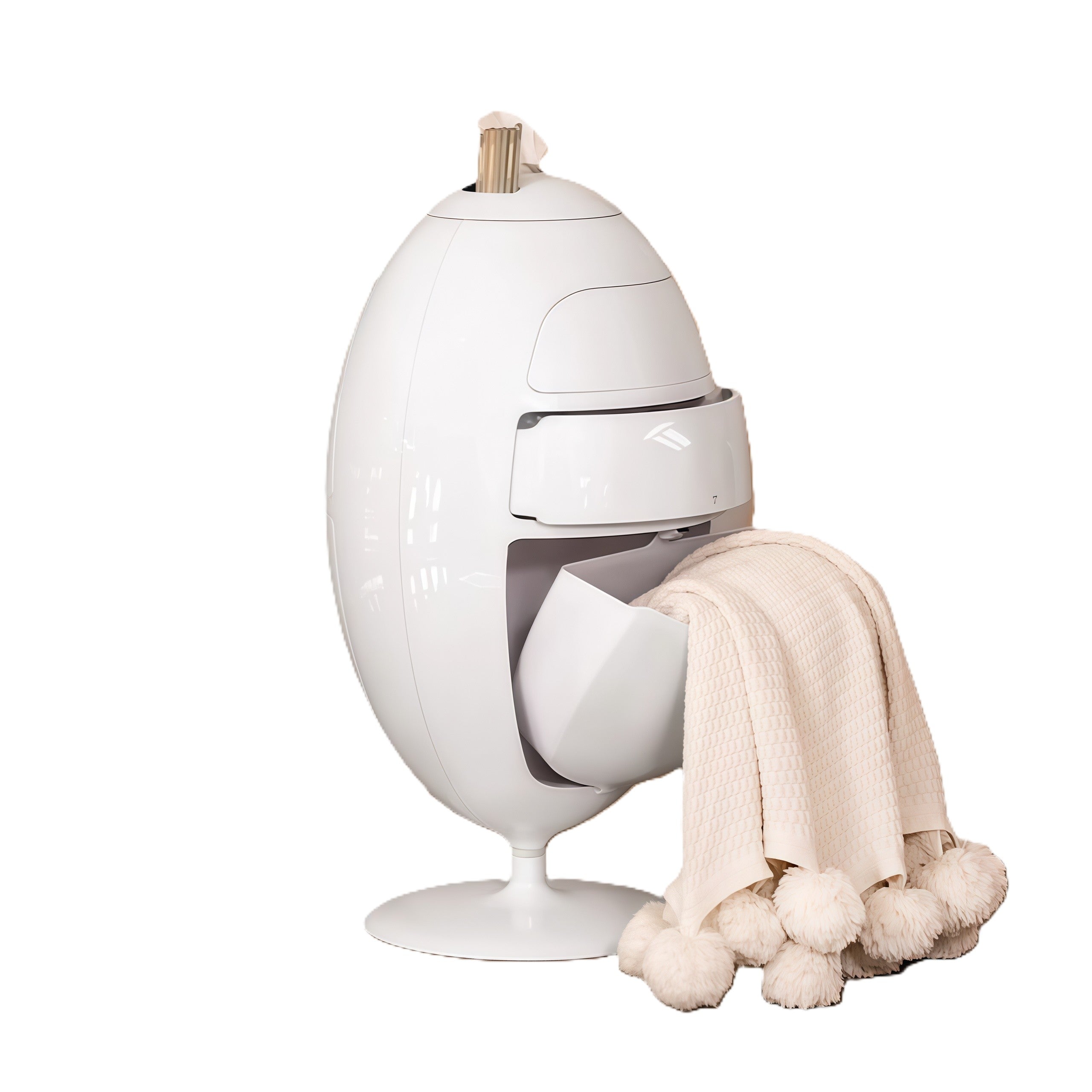 Homelements Dinosaur Egg Wastebin Storage Bucket Creative Floor Ornament for Home Environmentally