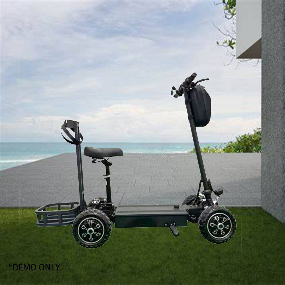 Sport Studio  Zebra09 Matching Golf Rack Outdoor  Multifunction Country Crossing E-scooter  Electric Vehicle Golf Cart with 4 Wheels -Zebra09 GOLF-48V-1000W*2-48V-20AH-lithium Battery