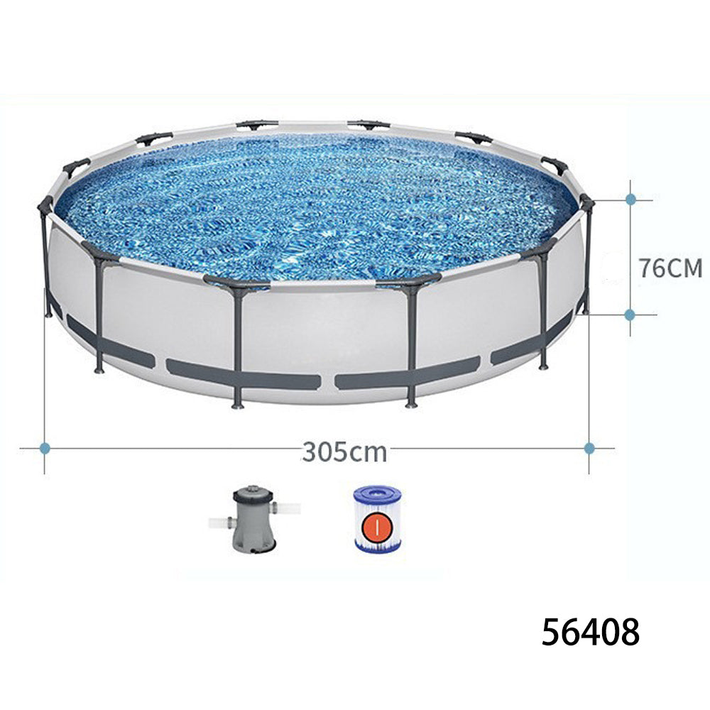 Sports studio  Thickened clip mesh round outdoor large stand family swimming pool