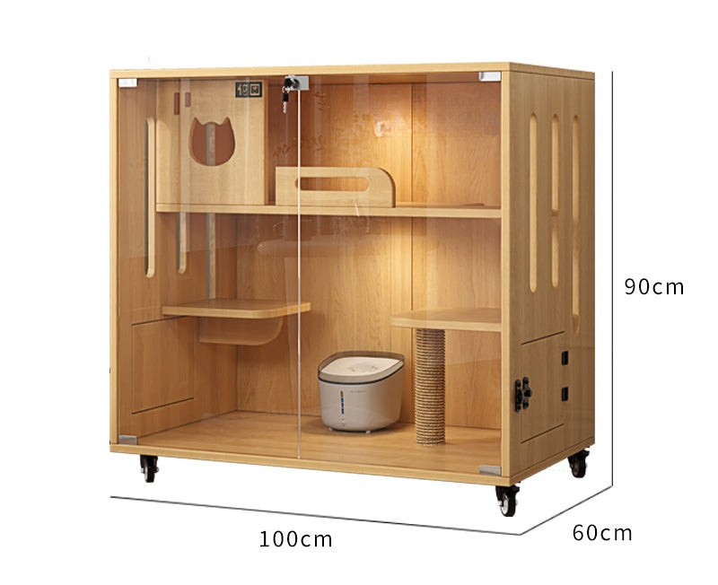 Homelements Large Space Stable Luxury Cat Furniture Cat Villa Multifunctional