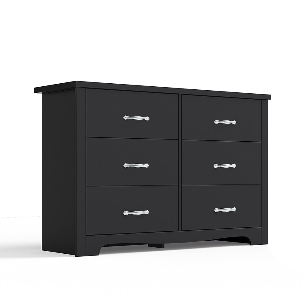 Linsay Chest of 6 Drawers Black