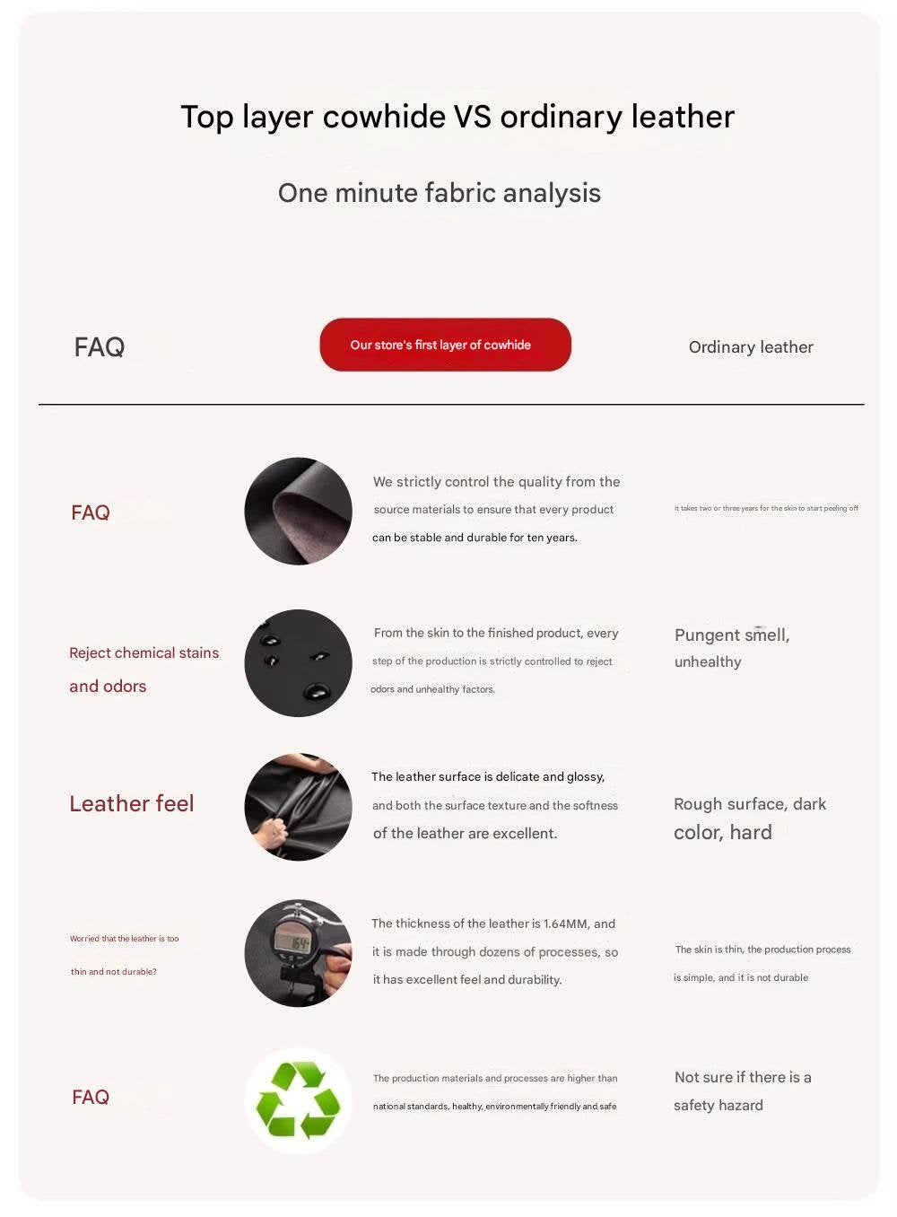 Medieval Black Straight Leather Sofa