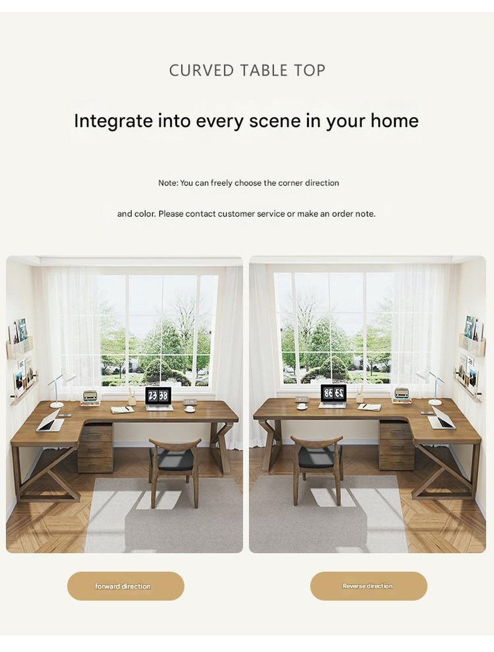 All Solid Wood Computer Desktop Table Corner Desk Writing Desk Bedroom Workbench Study Table