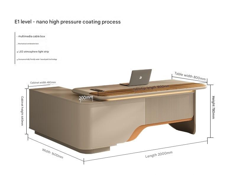 Homelements Luxury Executive Desk Sets - Premium Office Desks for CEOs