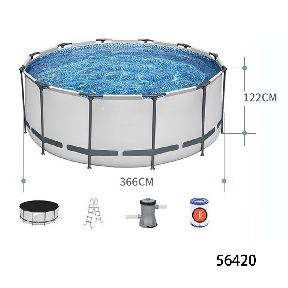 Sports studio  Thickened clip mesh round outdoor large stand family swimming pool