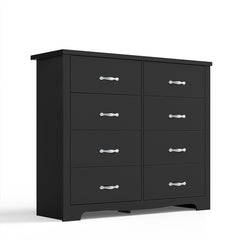 Linsay Chest of 8-drawer Cabinet Black