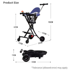 DreamyNest Ultra-small, Lightweight and Foldable Stroller