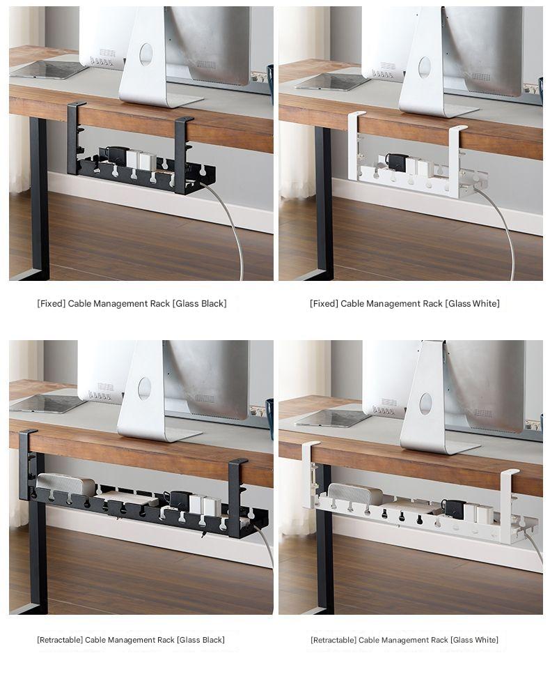 No Punching Under The Table, Cable Manager, Desktop Wiring Artifact, Power Cord Rack Slot, Line Finishing Box, Wire Socket Storage