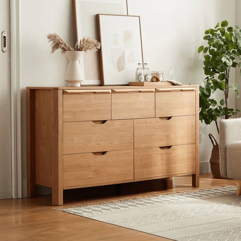 Linsay Ventus Chest of 7 Drawers, Natural