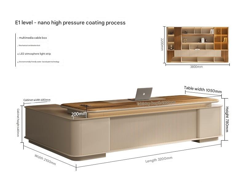 Homelements Luxury Executive Desk Sets - Premium Office Desks for CEOs