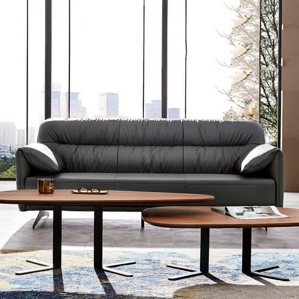 Homelements  Modern Minimalist Office Sofa for Business, Reception, and Meeting Rooms