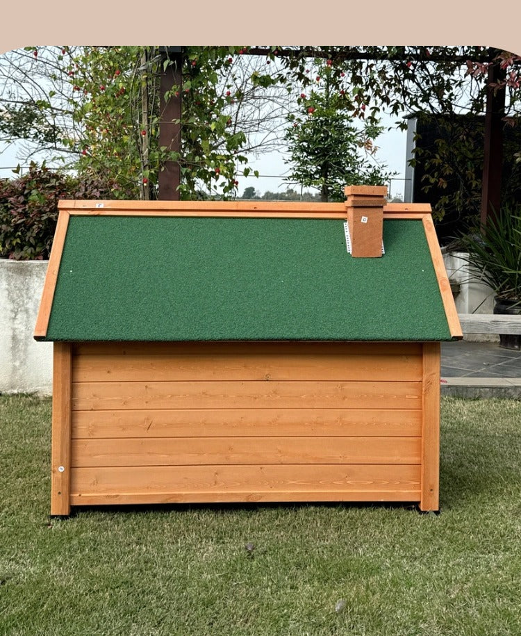 Four Seasons Universal Solid Wood Dog House Outdoor Waterproof Kennel Winter Dog Cage Large Dog Kennel