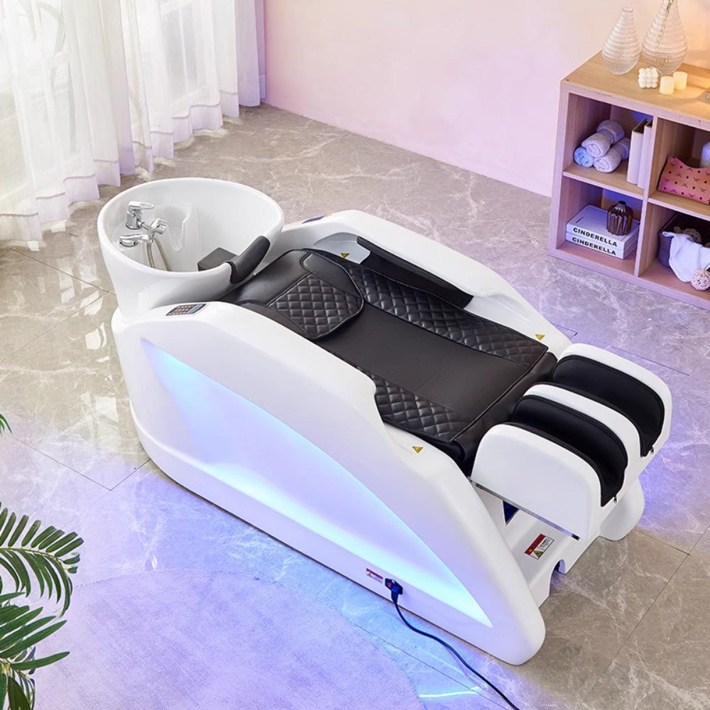 Homelements Intelligent Electric Shampoo Massage Bed -white