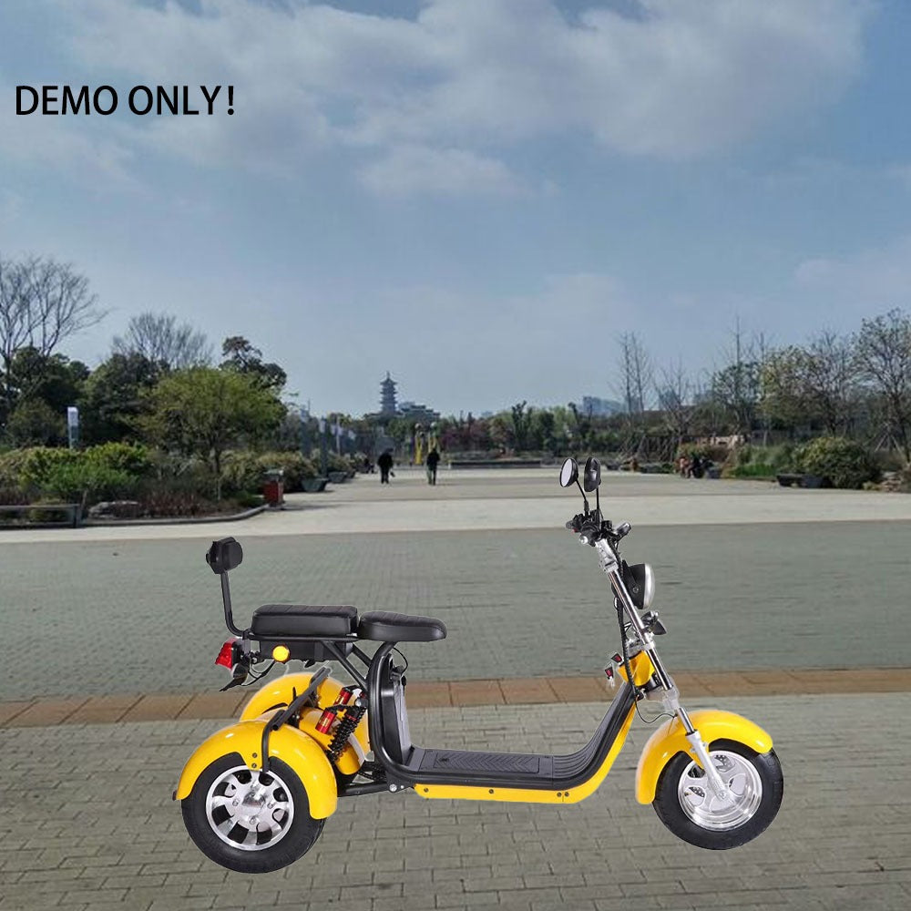 Sports Studio Harley Electric Trike citycoco 3000W 60V 20A Lithium C11A