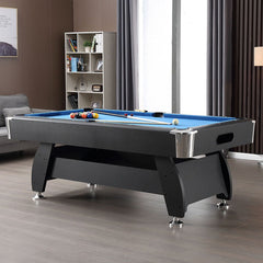 Sports Studio Indoor Automatic Pool Table Home Sports Folding Pool Table (7 ft)-blue